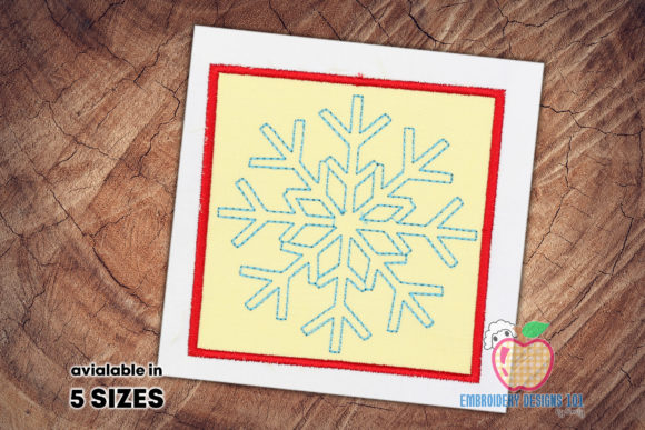 A Blue Snowflake Embroidery Design Review for Boutique Sweatshirts