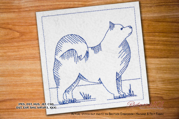 A Practical Review of the Samoyed Dog Embroidery Design