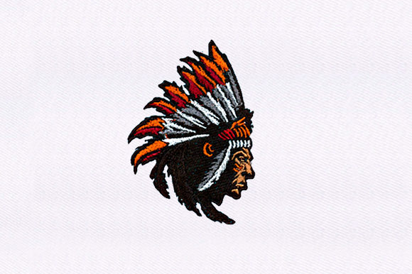A Review of Native Indian Chief Embroidery Design