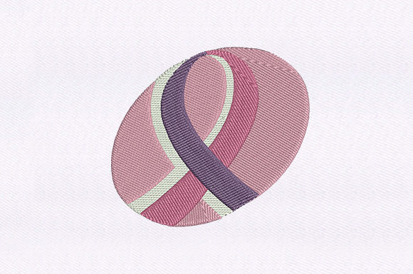 A Review of the Cancer Survivor Ribbon Embroidery Design