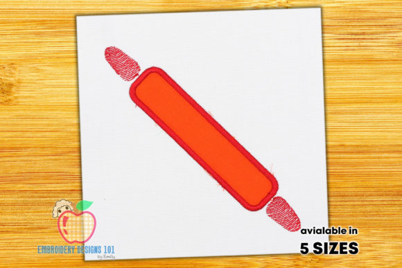A Rolling Pin Embroidery Design for Meaningful Handmade Gifts