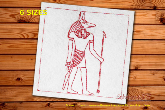 Ancient God of Egypt Redwork: A Designer's Evaluation
