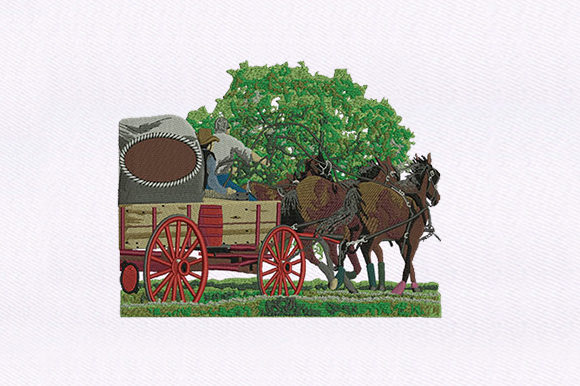 Carriage Cowboys: An Embroidery Design Review for Boutique Apparel