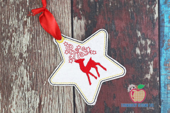 Christmas Reindeer Ornament Embroidery Design Review