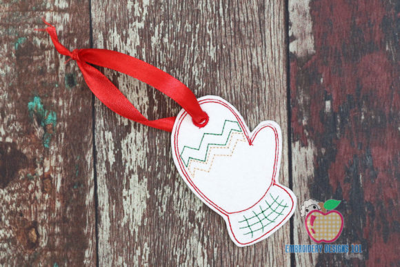 Christmas Winter Mittens ITH Ornament Review