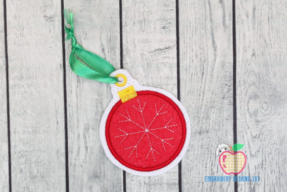 Reviewing the Snowflake Christmas Ball Ornament Embroidery Design