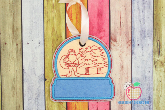 Santa Claus Say Hi Ornament Embroidery Design Review