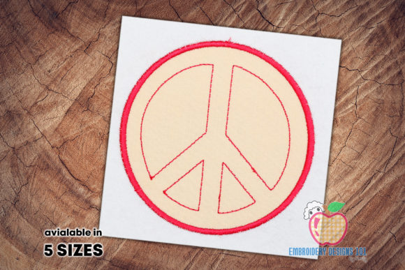 Sign of Piece in Red Applique Pattern: A Craft Fair Review