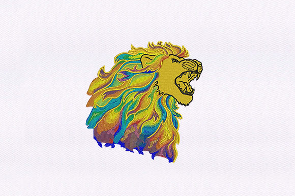 The Color Fierce Lion Embroidery Design: A Seasonal Powerhouse