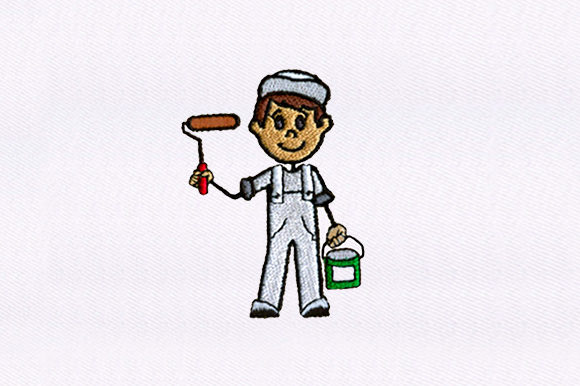 The Painting Man: A Cozy Holiday Embroidery Design Review